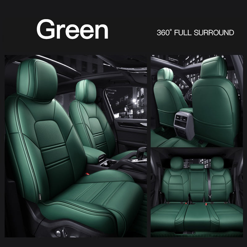Custom Fit for Porsche Cayenne Macan Panamera Car Seat Covers Premium Synthetic leather