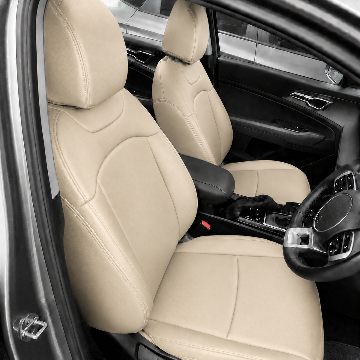 Custom Fit 2012-2026 Kia Sportage Car Seat Covers Premuim Synthetic Leather