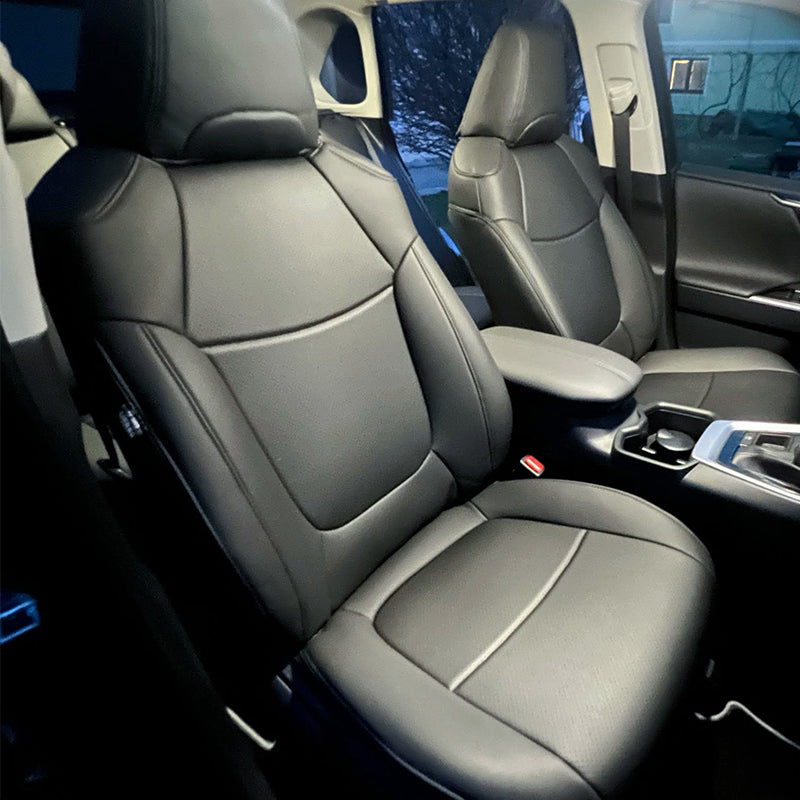 Custom Fit 2009-2025 Toyota RAV4 Car Seat Covers Premium Synthetic Leather