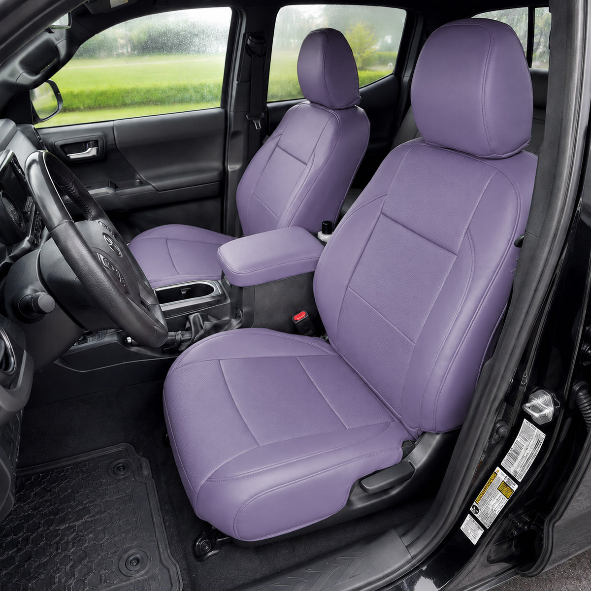 For 2009-2023 Toyota Tacoma Custom Seat Covers Premium Synthetic Leather