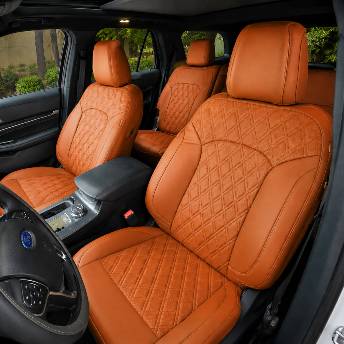Custom Fit 2011-2026 Ford Explorer Car Seat Covers Premuim Synthetic Leather