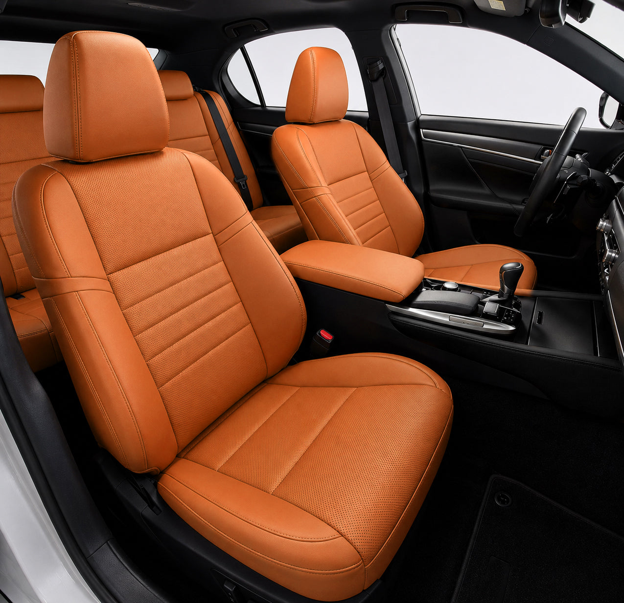 Custom Fit 2007-2020 Lexus GS350 Car Seat Covers Premuim Synthetic Leather