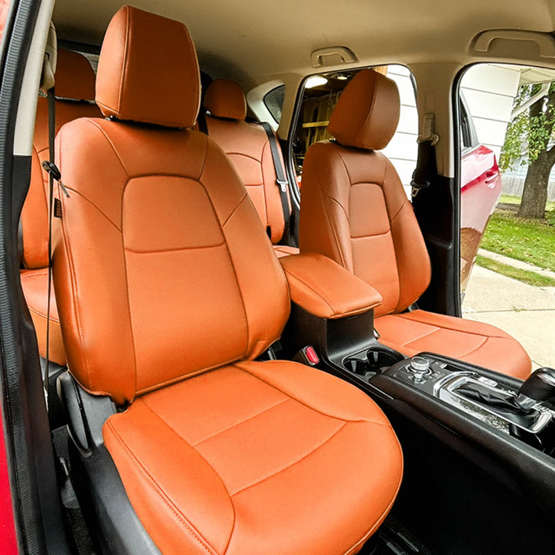 Custom Fit 2013-2025 Mazda CX-5 Car Seat Covers Premium Synthetic leather
