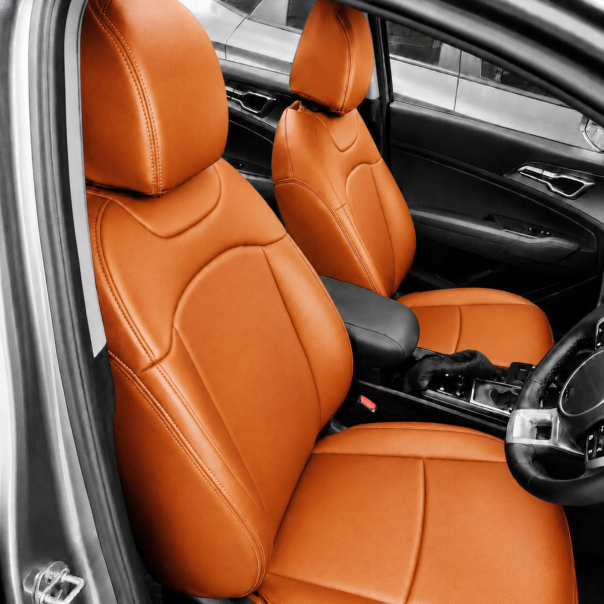 Custom Fit 2012-2026 Kia Sportage Car Seat Covers Premuim Synthetic Leather