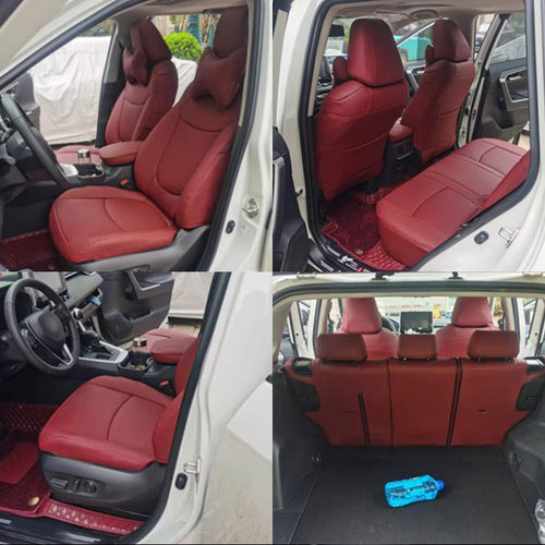 Custom Fit 2009-2025 Toyota RAV4 Car Seat Covers Premium Synthetic Leather