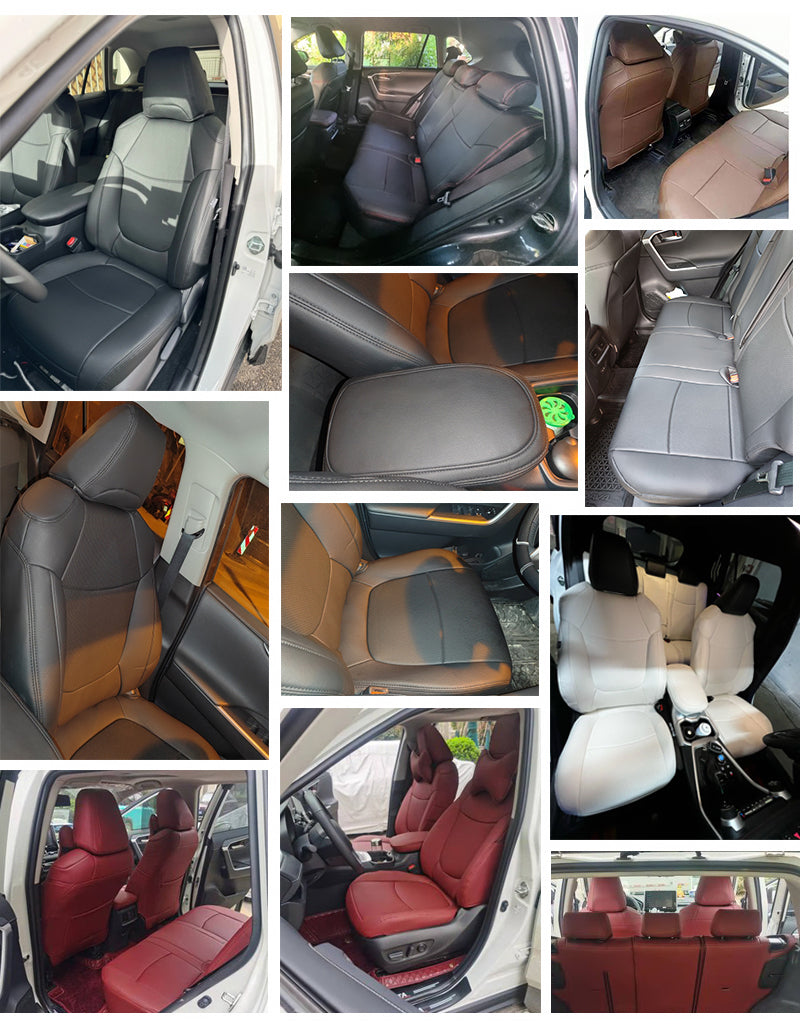 Custom Fit 2009-2025 Toyota RAV4 Car Seat Covers Premium Synthetic Leather