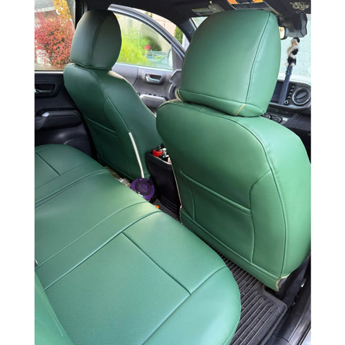 For 2001-2023 Toyota Tacoma Custom Seat Covers Premium Synthetic Leather