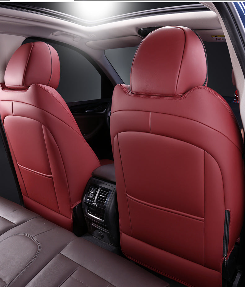 Custom Fit for Bmw Series X5 X3 X1 F30 F10 F20 G20 Car Seat Covers Premium Synthetic leather