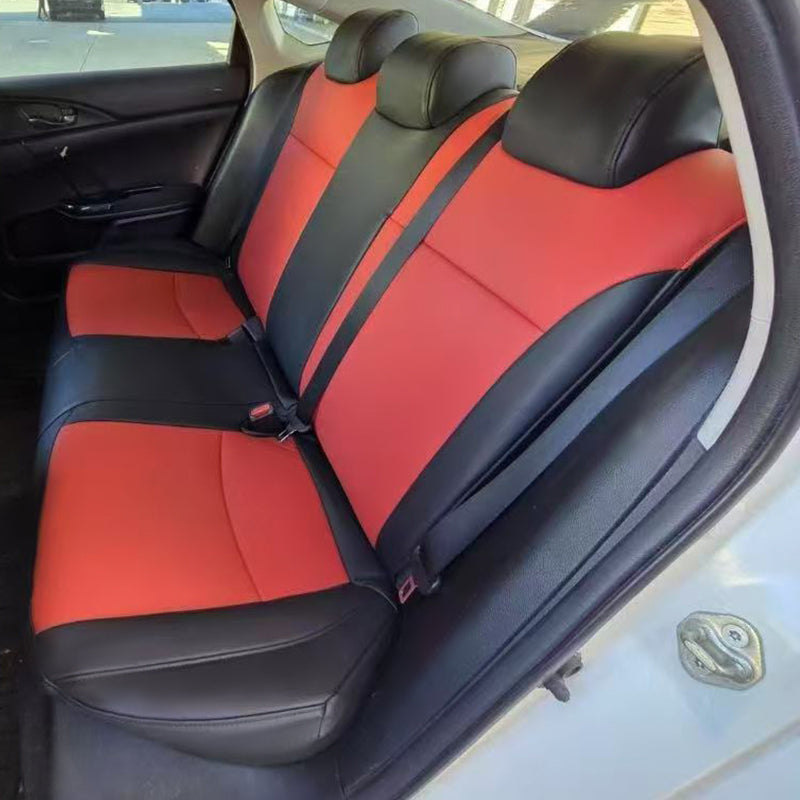 For 2006-2026 Honda Civic Custom Seat Covers Premium Synthetic Leather
