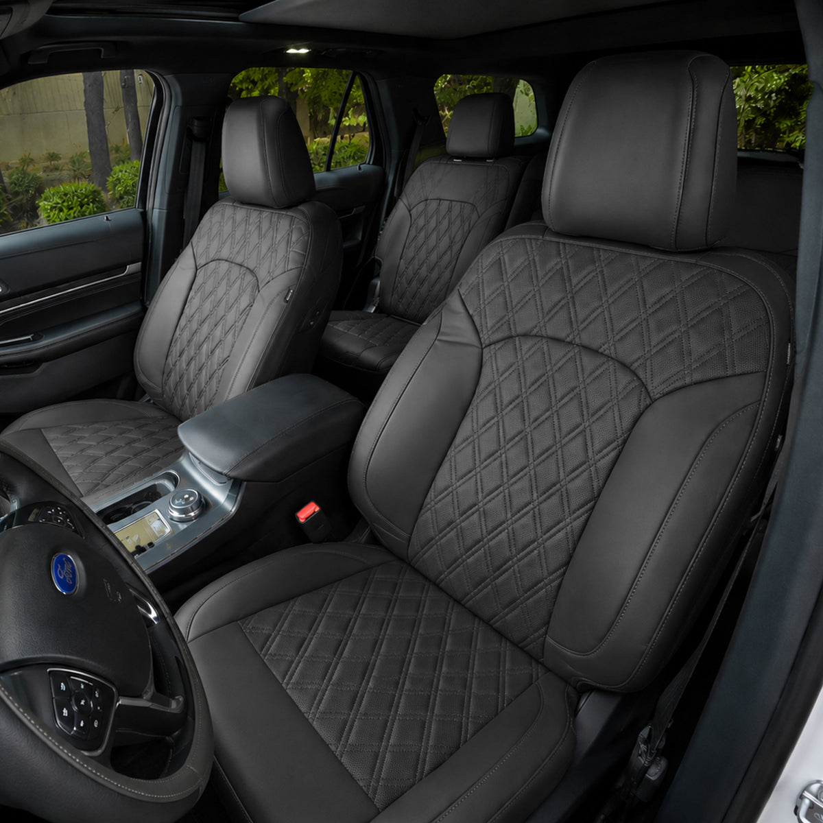Custom Fit 2011-2026 Ford Explorer Car Seat Covers Premuim Synthetic Leather