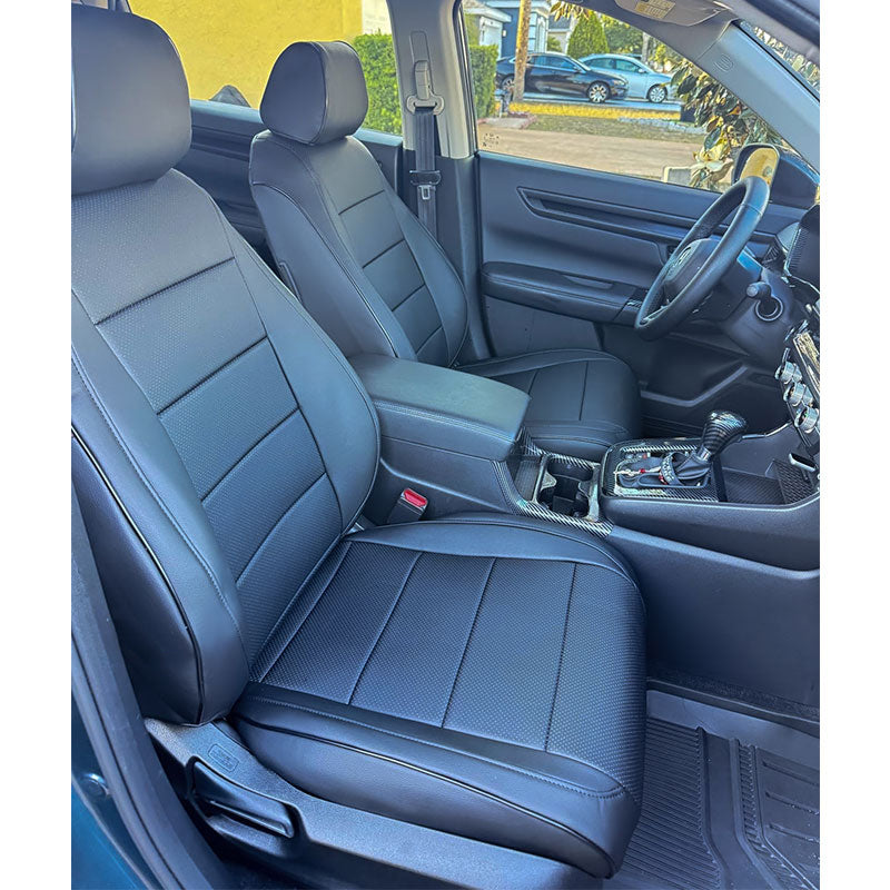 For 2023 2024 2025 2026 Honda CR-V Custom Seat Covers Premium Synthetic Leather