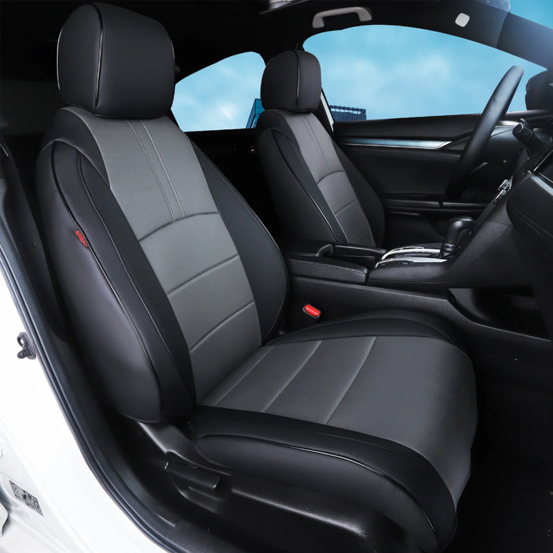 For 2006-2026 Honda Civic Custom Seat Covers Premium Synthetic Leather