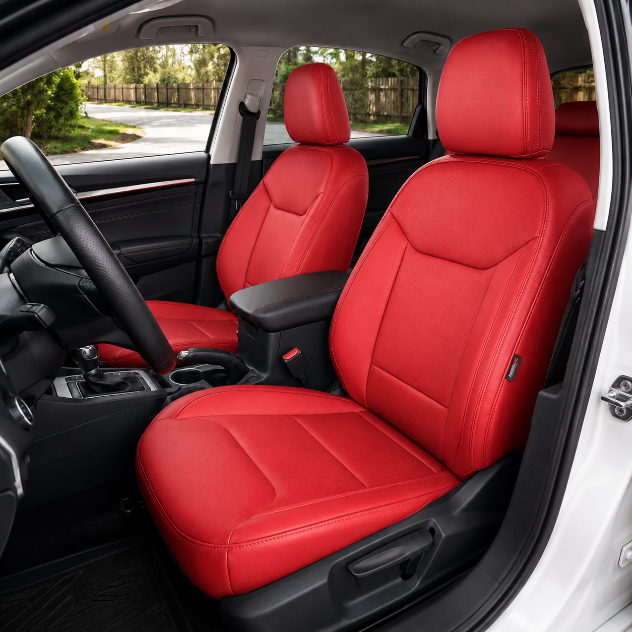 Custom Fit 2022-2026 Ford Maverick Car Seat Covers Premium Synthetic Leather
