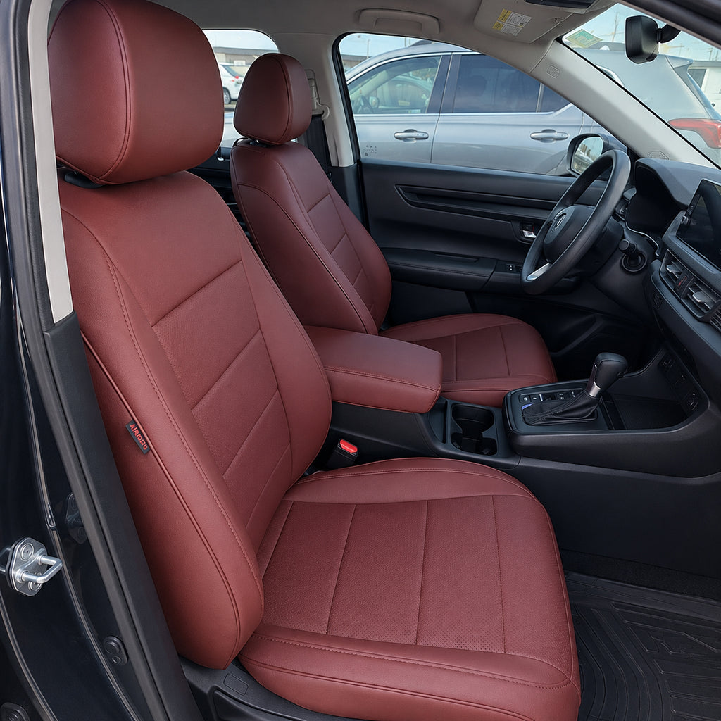 For 2023 2024 2025 2026 Honda CR-V Custom Seat Covers Premium Synthetic Leather