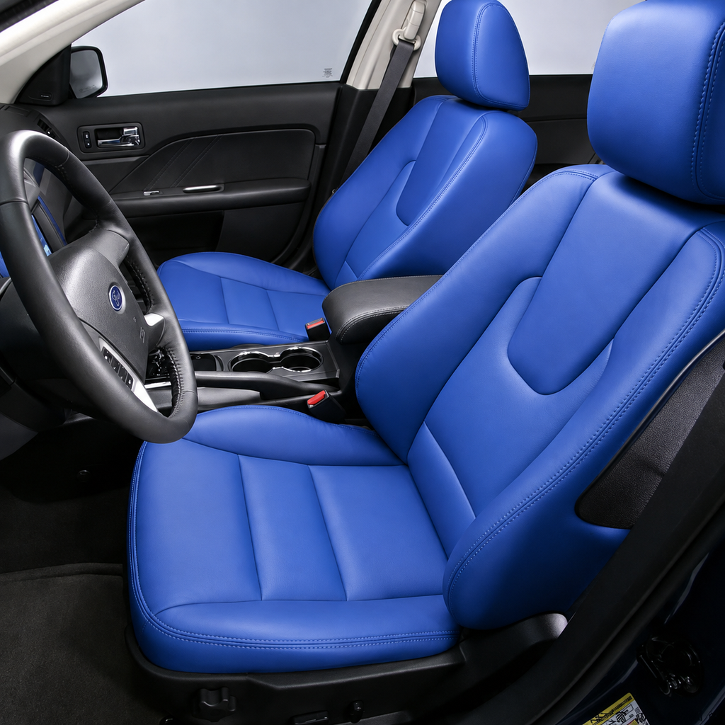Custom Fit 2021-2026 Ford Fusion Car Seat Covers Premium Synthetic Leather