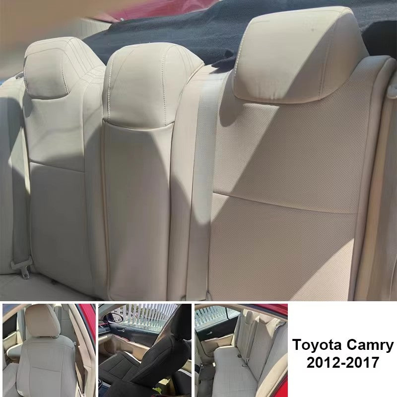 Custom Fit 2012-2026 Toyota Camry Car Seat Covers Premium Synthetic Leather