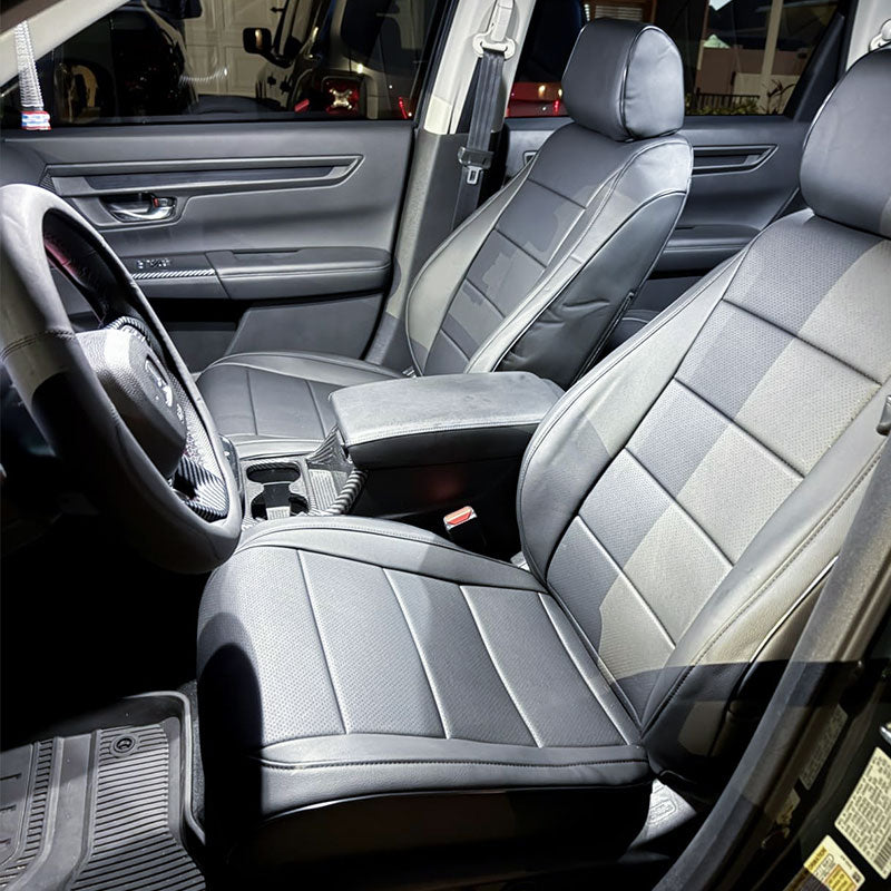 For 2023 2024 2025 2026 Honda CR-V Custom Seat Covers Premium Synthetic Leather