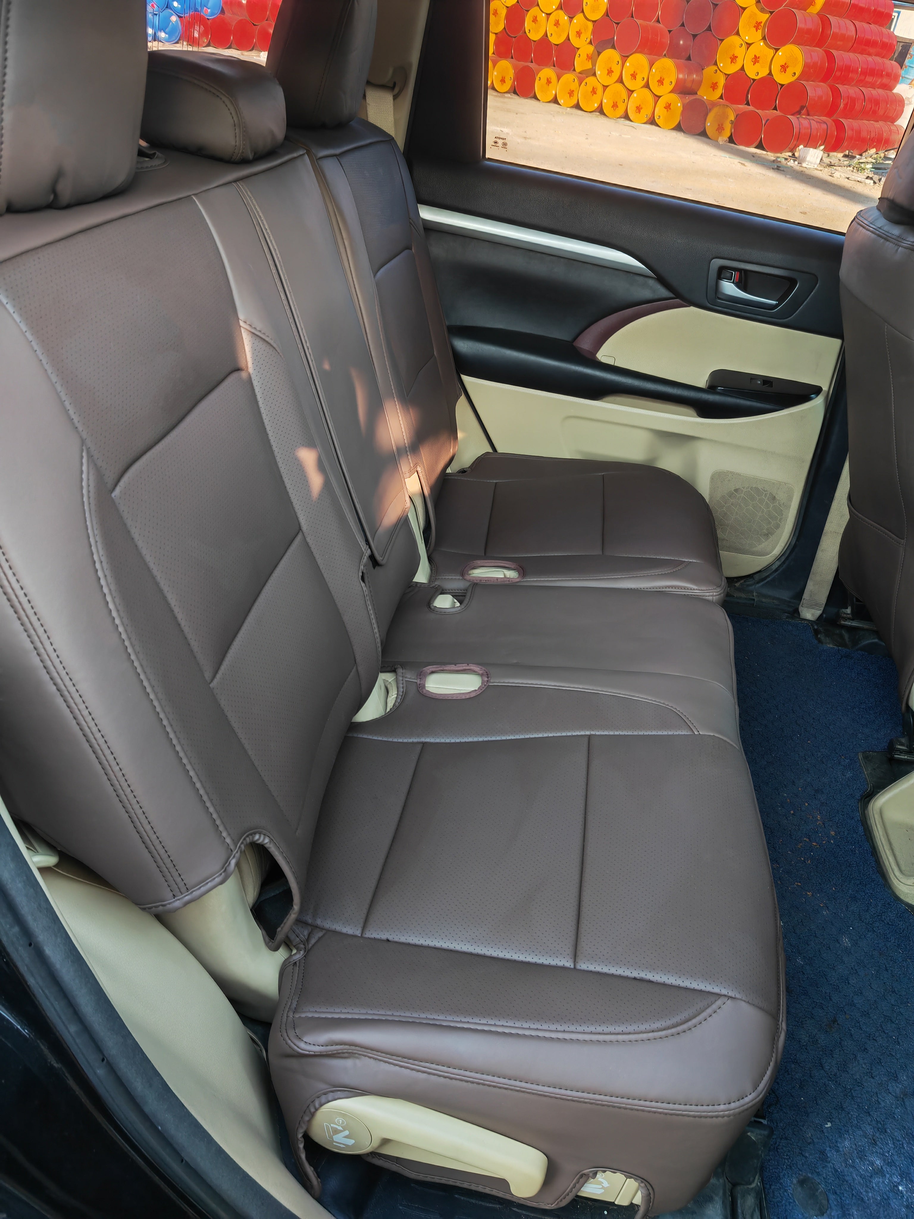 Custom Fit 2009-2026 Toyota Highlander Car Seat Covers Premium Synthetic Leather