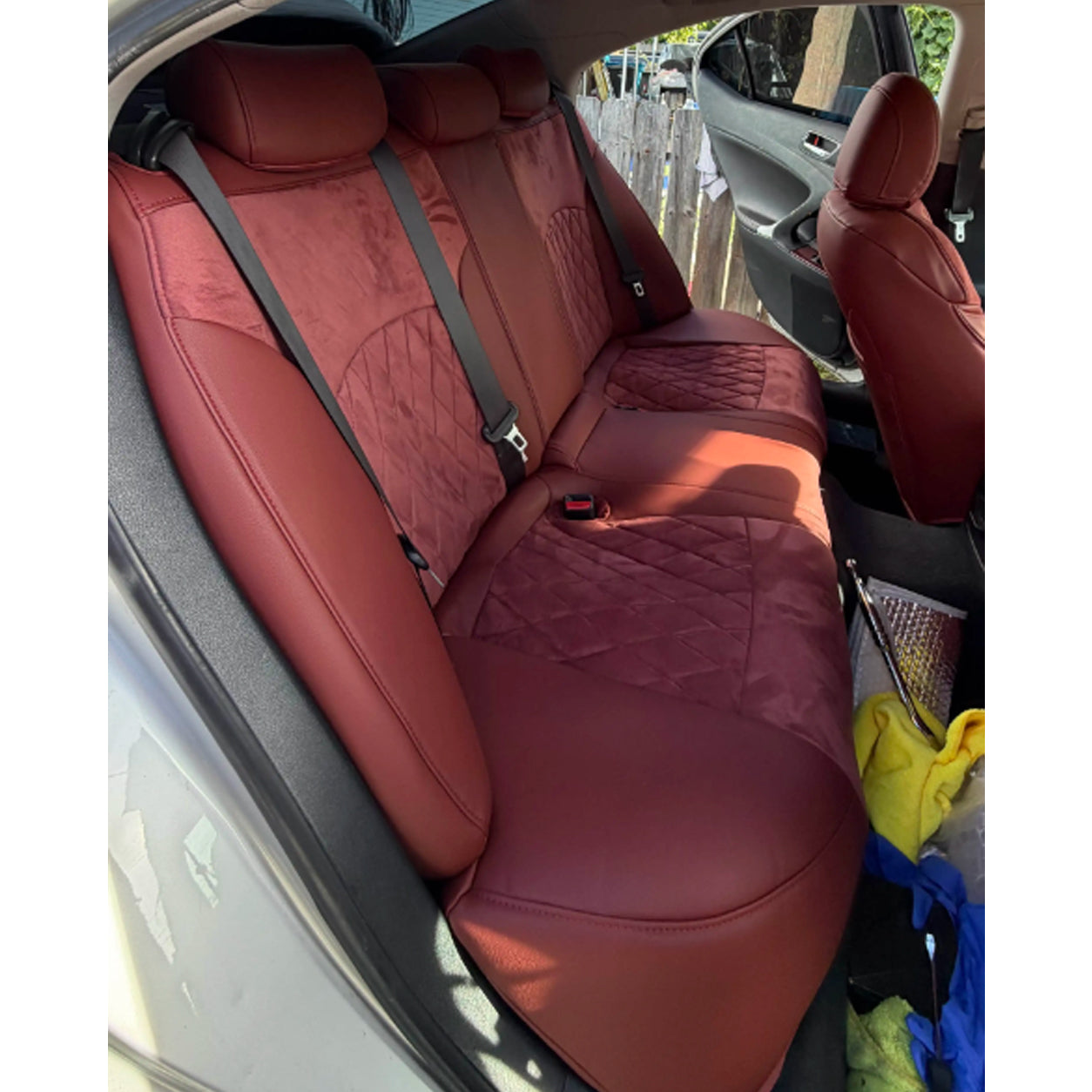 Custom Fit 2006-2026 Lexus IS250 IS350 IS300 IS500 Car Seat Covers Suede and Leather