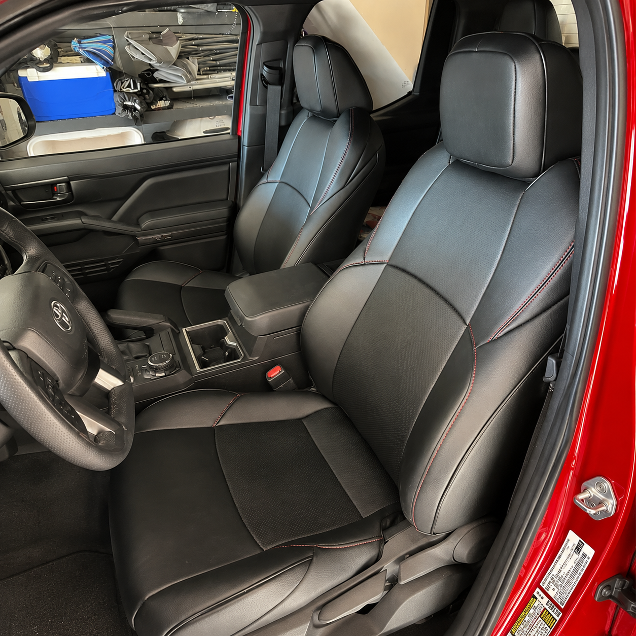 For 2024 2025 2026 Toyota Tacoma Custom Seat Covers Premium Synthetic Leather