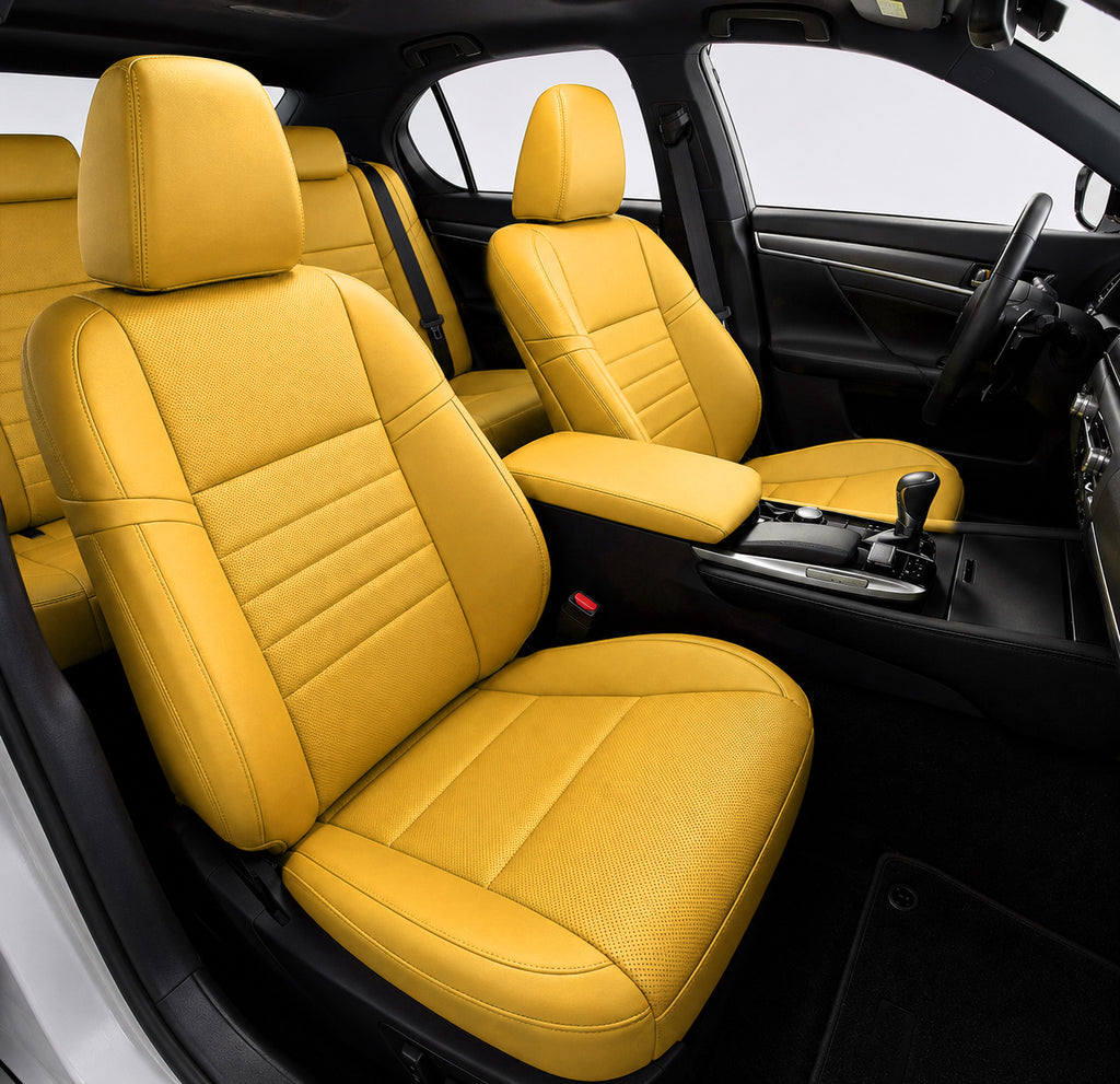 Custom Fit 2007-2020 Lexus GS350 Car Seat Covers Premuim Synthetic Leather