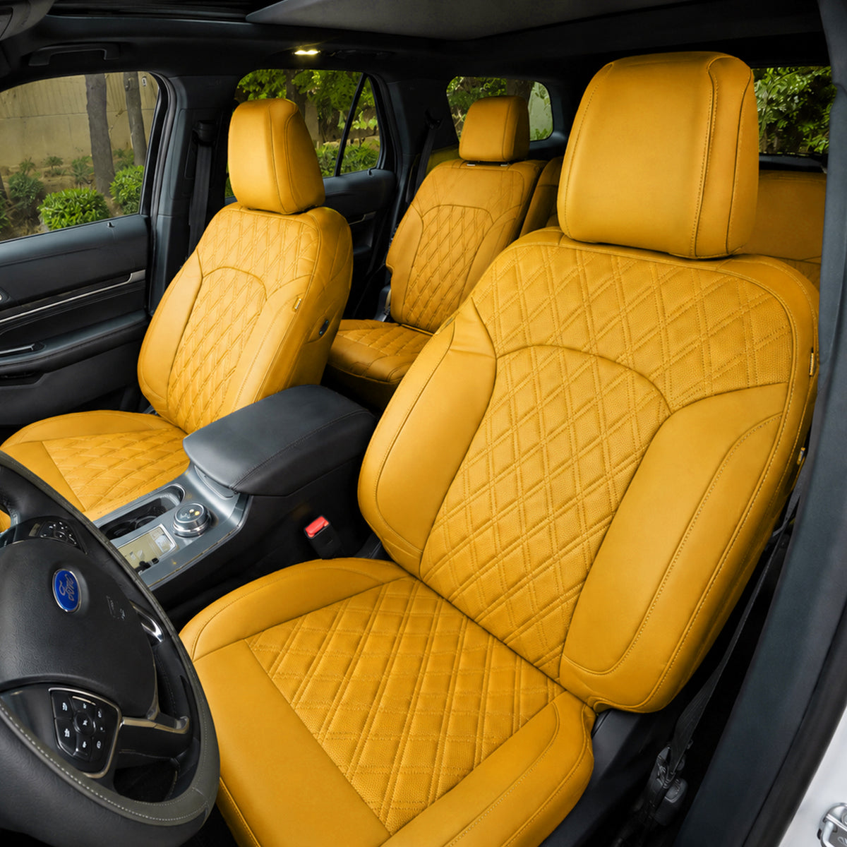 Custom Fit 2011-2026 Ford Explorer Car Seat Covers Premuim Synthetic Leather