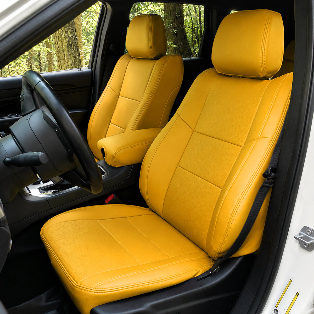 Custom Fit 2011-2026 Jeep Grand Cherokee Car Seat Covers Premuim Synthetic Leather