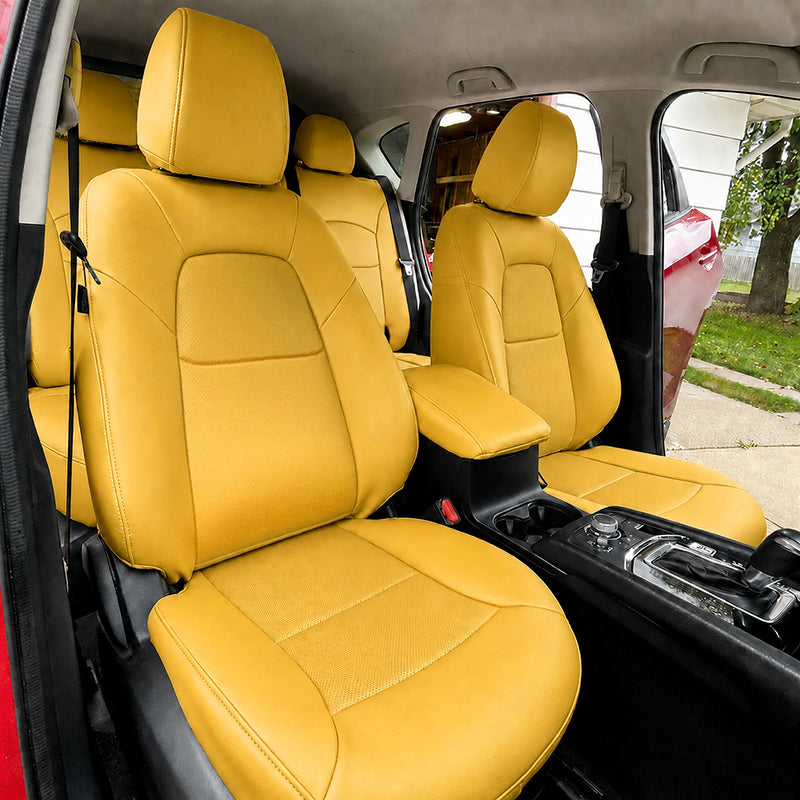 Custom Fit 2013-2025 Mazda CX-5 Car Seat Covers Premium Synthetic leather