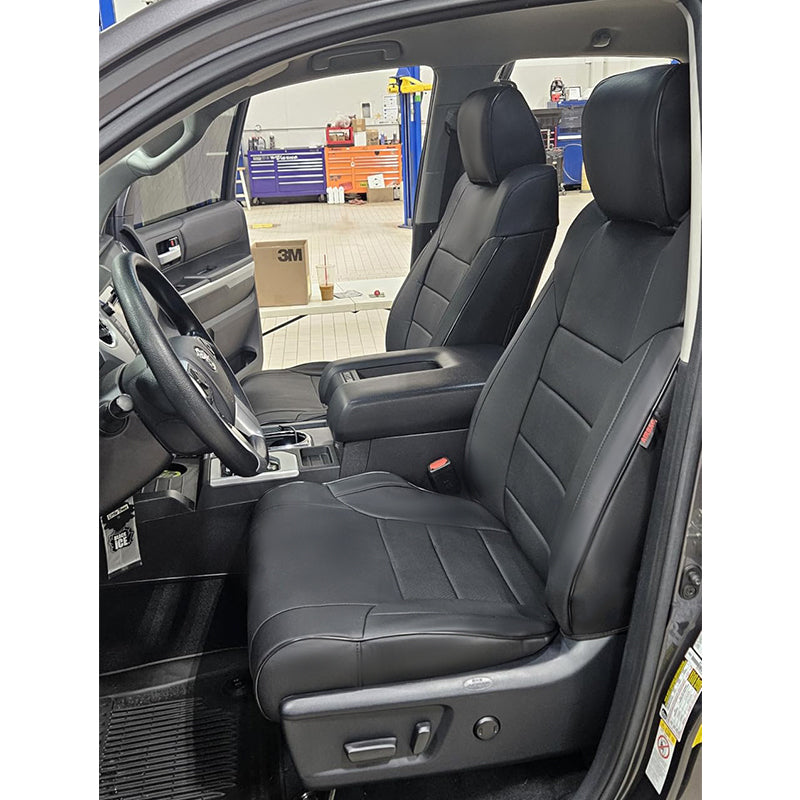 For 2007-2021 Toyota Tundra Custom Seat Covers Premium Synthetic Leather
