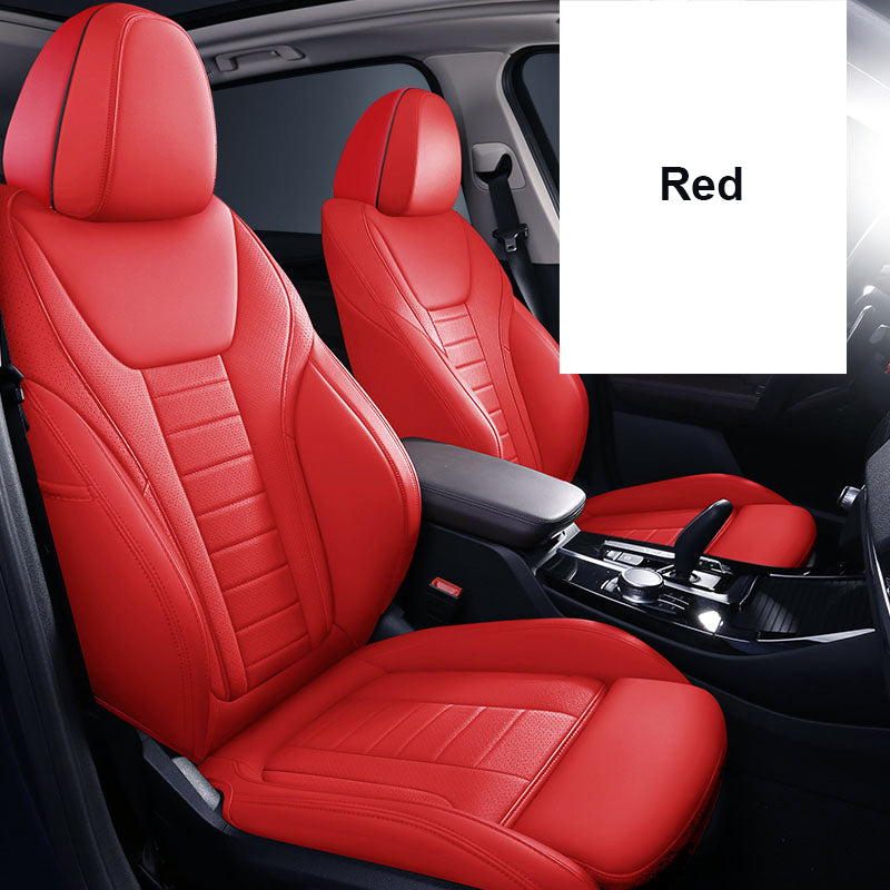 Custom Fit for Bmw Series X5 X3 X1 F30 F10 F20 G20 Car Seat Covers Premium Synthetic leather