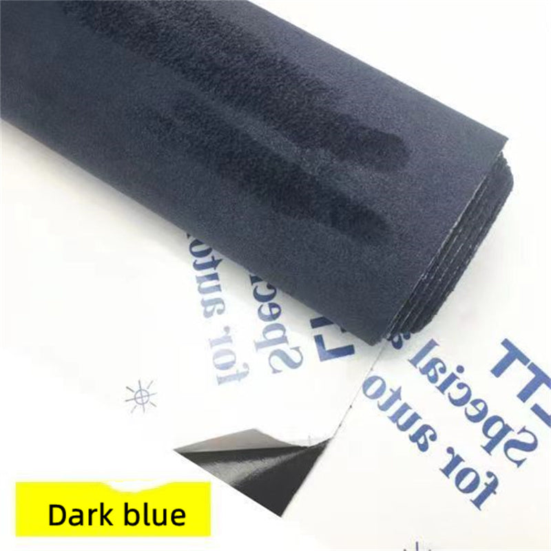 50*149cm Car Interior Upholstery Door Trim Dashboard Celling Central Armrest Repair Self-adhesive Suede Fabric 19.6 * 47.2inch