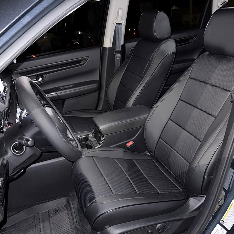 For 2023 2024 2025 2026 Honda CR-V Custom Seat Covers Premium Synthetic Leather