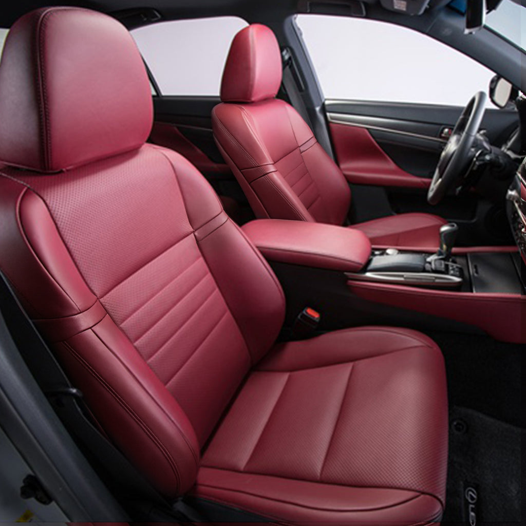 Custom Fit 2007-2020 Lexus GS350 Car Seat Covers Premuim Synthetic Leather
