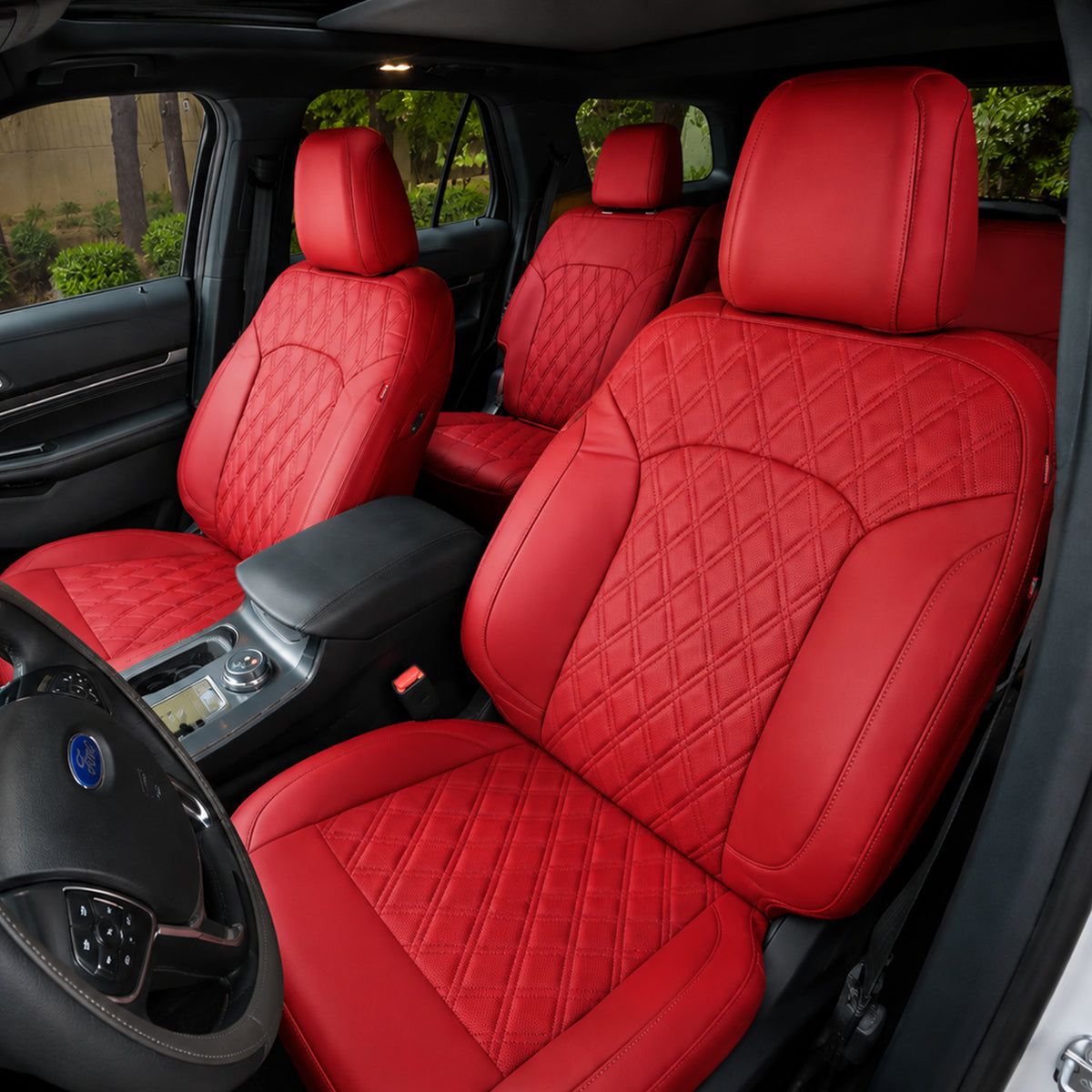 Custom Fit 2011-2026 Ford Explorer Car Seat Covers Premuim Synthetic Leather