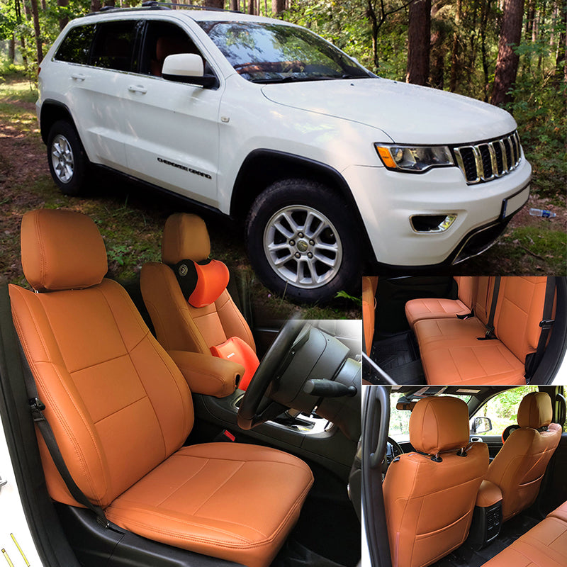 Custom Fit 2011-2026 Jeep Grand Cherokee Car Seat Covers Premuim Synthetic Leather