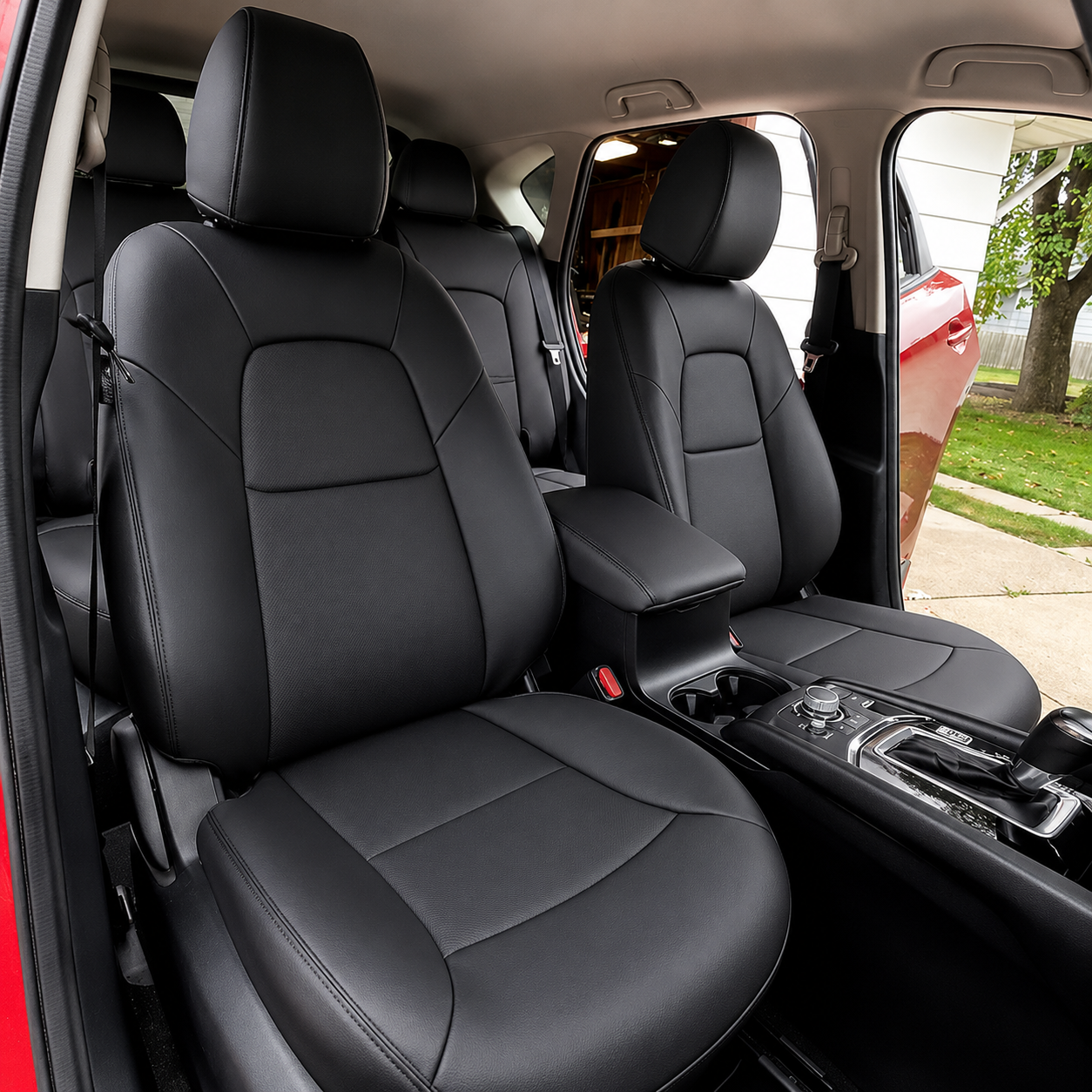 Custom Fit 2013-2025 Subaru Forester Car Seat Covers Premium Synthetic leather