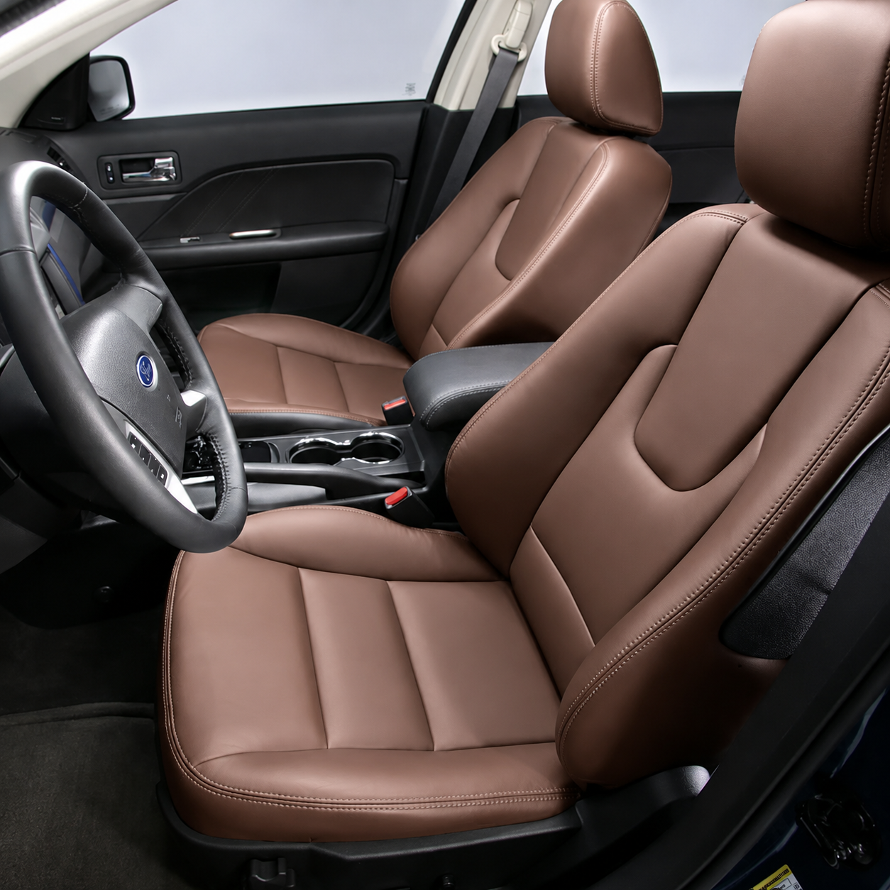 Custom Fit 2021-2026 Ford Fusion Car Seat Covers Premium Synthetic Leather