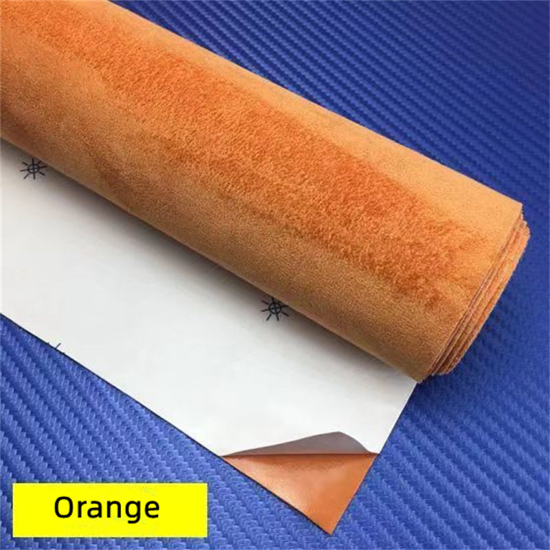 50*149cm Car Interior Upholstery Door Trim Dashboard Celling Central Armrest Repair Self-adhesive Suede Fabric 19.6 * 47.2inch