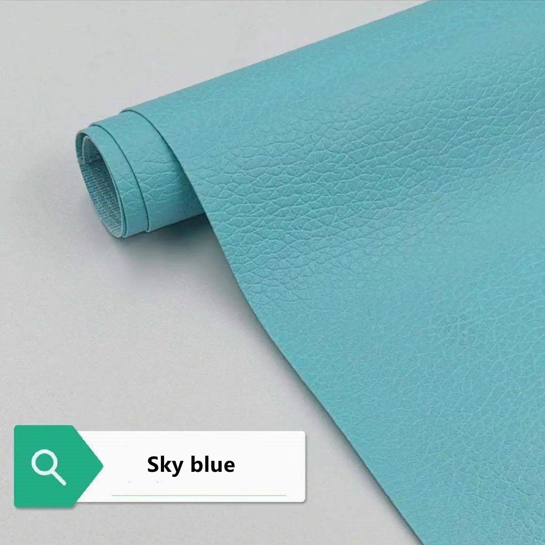 50*149cm Car Interior Upholstery Door Trim Dashboard Celling Central Armrest Repair Self-adhesive Leather Fabric 19.6 * 47.2inch