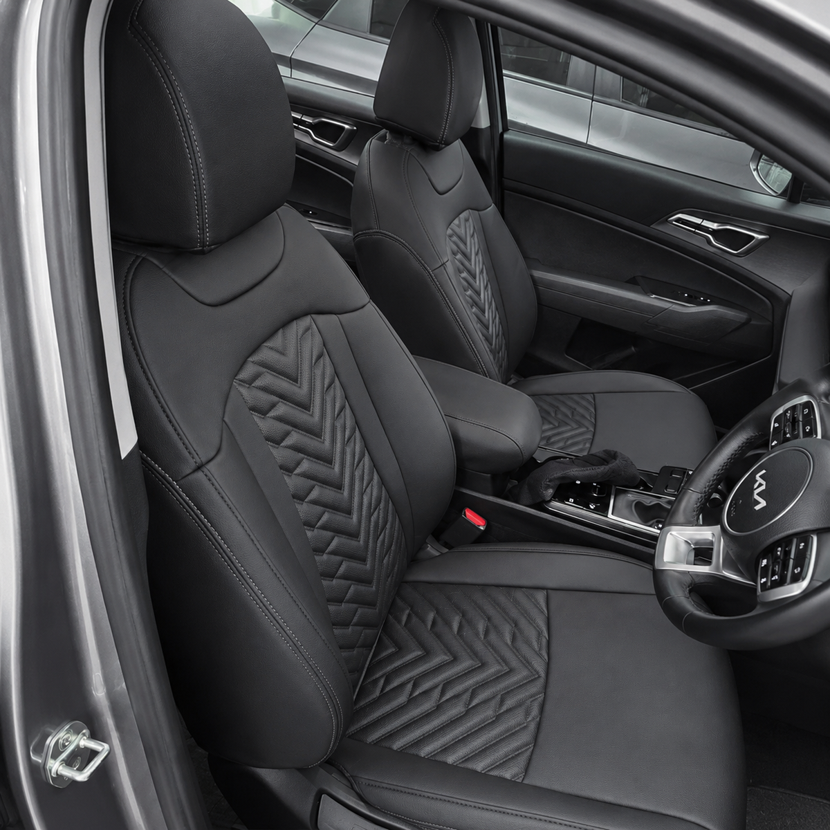 Custom Fit 2012-2026 Kia Sportage Car Seat Covers Premuim Synthetic Leather