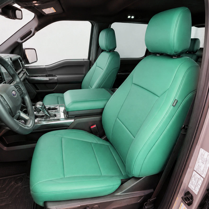 2015-2020 Ford F150 2016-2022 F-250 F-350 Custom Seat Covers Premium Synthetic Leather