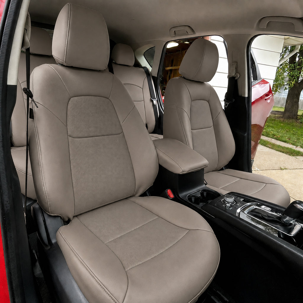 Custom Fit 2013-2025 Mazda CX-5 Car Seat Covers Premium Synthetic leather