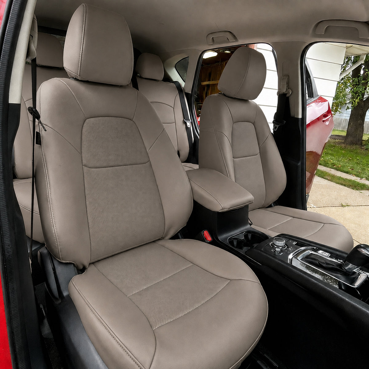 Custom Fit 2013-2025 Mazda CX-5 Car Seat Covers Premium Synthetic leather
