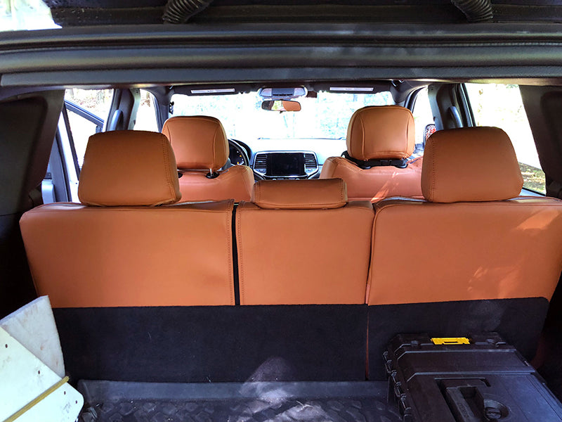 Custom Fit 2011-2026 Jeep Grand Cherokee Car Seat Covers Premuim Synthetic Leather