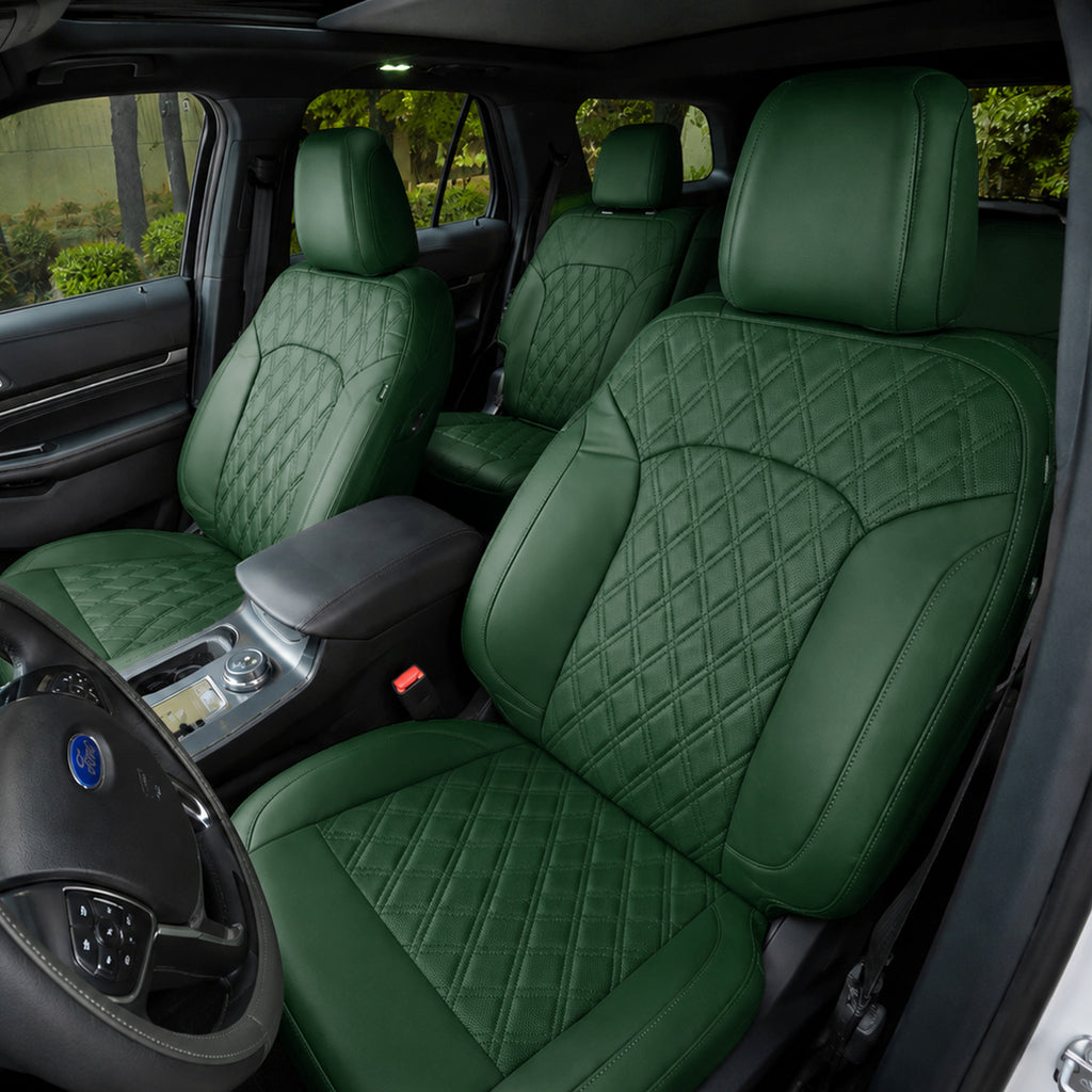 Custom Fit 2011-2026 Ford Explorer Car Seat Covers Premuim Synthetic Leather