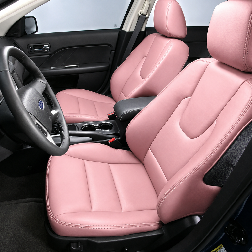 Custom Fit 2021-2026 Ford Fusion Car Seat Covers Premium Synthetic Leather