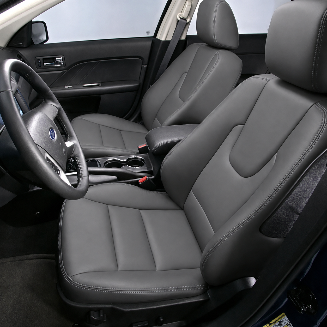 Custom Fit 2021-2026 Ford Fusion Car Seat Covers Premium Synthetic Leather