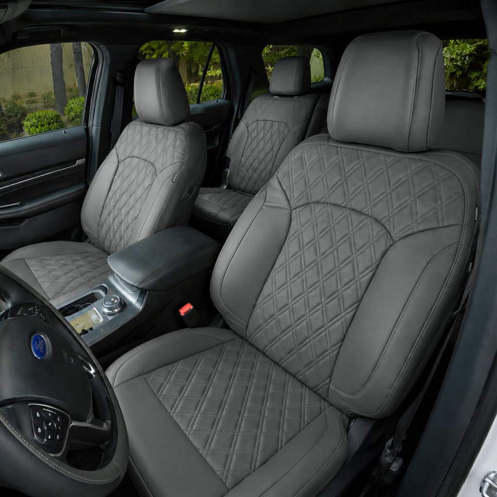 Custom Fit 2011-2026 Ford Explorer Car Seat Covers Premuim Synthetic Leather