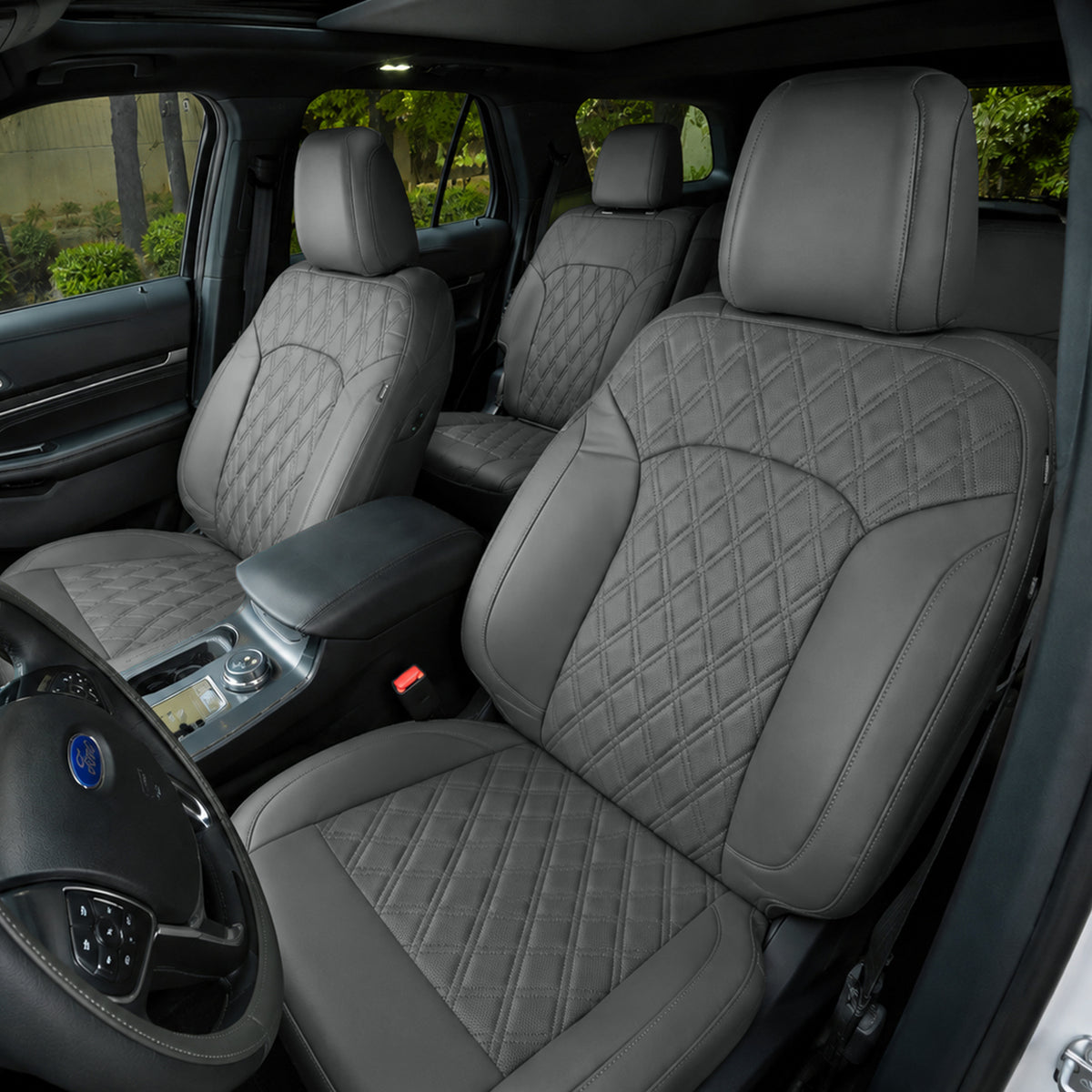 Custom Fit 2011-2026 Ford Explorer Car Seat Covers Premuim Synthetic Leather