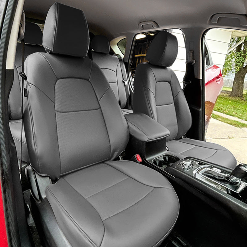 Custom Fit 2013-2025 Mazda CX-5 Car Seat Covers Premium Synthetic leather